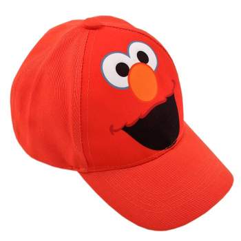 Elmo Boys Baseball Hat for Ages 2-4, Kids Baseball Cap