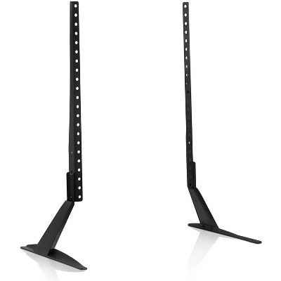 Mount-It! Universal TV Stand Base Replacement, Table top Pedestal Mount Fits 32 - 60 inch LCD LED Plasma TVs, 110 Lb Capacity