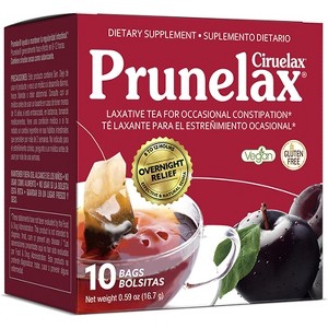Prunelax - Ciruelax Natural Laxative Regular Tea Bags, 10 Count - 1 of 4