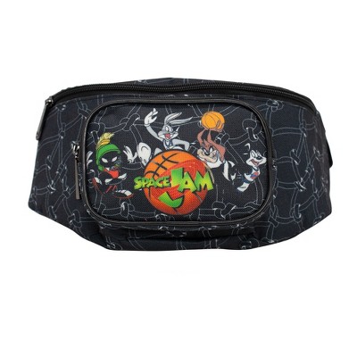 Looney Tunes Bag, Fanny Pack, Space Jam, White Blue Red, Canvas