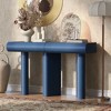 NicBex Modern Painted Console Table with 2 Curved Drawers & 3 Geometric Legs,Narrow Entryway Table Foyer Tables for Hallway,Living Room - 2 of 4