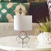 Transparent Octagonal Table Lamp Brass - Lalia Home: Vintage-Inspired, Modern Class, No Assembly Required - 3 of 4