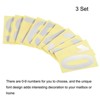 Unique Bargains 3.27 inch Reflective Mailbox Numbers Sticker 3 Set 0 - 9 Waterproof Self-Adhesive Address Number Silver