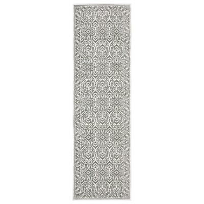 Oriental Weavers Montecito 2062H Grey/ White Indoor Area Rug - 2'3" x 7'6"