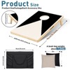 VisioGear Cornhole Lawn Game Set, Solid Wood Boards with 8 Toss Bags, Colorful Design, 36"*24"*9" - 2 of 4