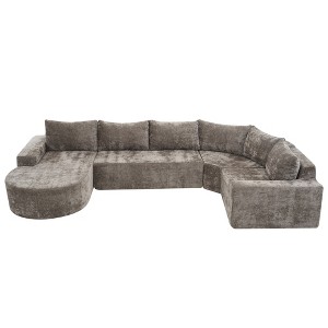 YOOCOZZ 139" Oversized Cloud Sectional Sofa Set with Deep Seat - 1 of 4