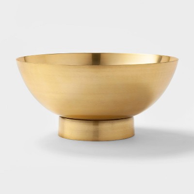 16.1 x 8.2 Decorative Brass Bowl Gold - Project 62™ – Target Inventory  Checker – BrickSeek