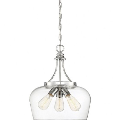 Savoy House Octave 3 - Light Pendant in  Polished Chrome