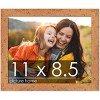 PosterPalooza | Photo Size Shabby Chic Orange Frame - UV Acrylic, Foam Board Backing, Hanging Hardware - 2 of 4