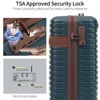 Vynxaria 3Piece Carry-On Luggage Set: Airline-Approved Hardside Suitcase, Weekender/Toiletry Bags, TSA Lock, Spinner Wheels - 4 of 4