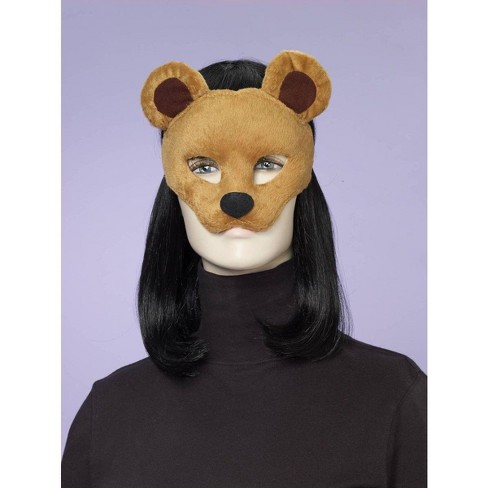 Forum Novelties Deluxe Fuzzy Animal Mask Adult: Honey Bear : Target