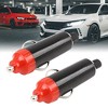 Unique Bargains Waterproof Cigarette Lighter Power Socket Plug Connector for Car Motorcycle 3.01" Black 2pcs - 2 of 4