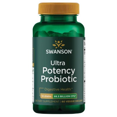 Swanson Ultra Potency Probiotic 66.5 Billion Cfu 60 Vg Embo Ap.