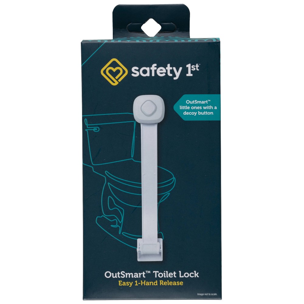 Safety 1st Outsmart Toilet Lock - White