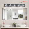 Dolonm Modern 32" Black 5-Light LED Vanity Light - Flattering Makeup Lighting, Energy Saving, Easy Install for Bathroom Mirror - 2 of 4