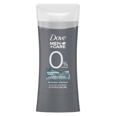 Dove Men+Care 0% Aluminum Deodorant Eucalyptus & Birch - 2.6oz