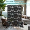 TOAOTBNBO Metal Privacy Screen with Stand, Decorative Privacy Fence Panels with Star Pattern, Outdoor Privacy Screen for Garden, Black - 4 of 4
