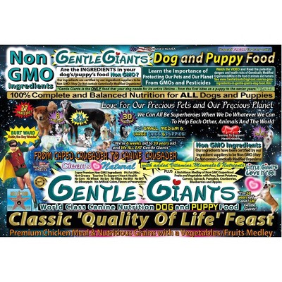 Gentle Giants Chicken Meal and Oatmeal Dry Dog Food, 30 lbs