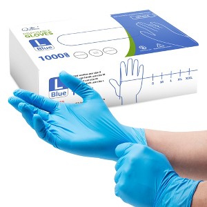 MeasuPro Disposable Nitrile Examination gloves powder Free, - 1 of 4