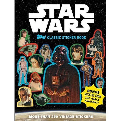 Star Wars Topps Classic Sticker Book - by Lucasfilm (Paperback)