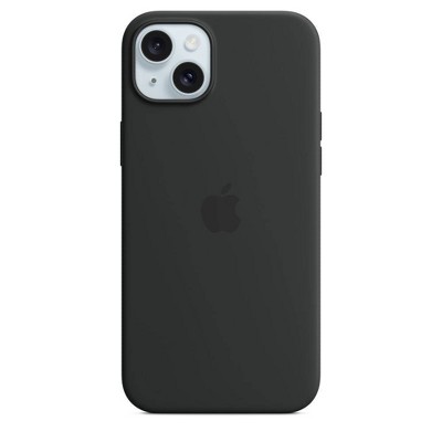 iPhone 15 Plus Silicone Case with MagSafe - Black - Apple