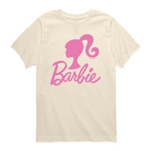 Boys' - Barbie - Logo Pink Glitter Transfer - 1 of 3