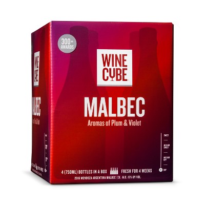 box of malbec wine