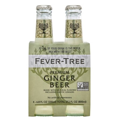 Fever-Tree Premium Ginger Beer - 4pk/200ml Bottles