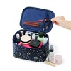 Paaaawaters Makeup Bag Cosmetic Bags for Women Travel Makeup Organizer Case, Starry Sky - 3 of 4