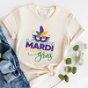 Simply Sage Market Women's Mardi Gras Mask Stacked Short Sleeve Graphic Tee - 3 of 3