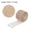 Unique Bargains Self-Adhesive DIY Crafts Decorations Crystal Rhinestone Diamond Ribbon 3 Rolls - 3 of 4