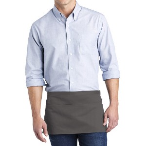 Mafoose Men's Versatile Three-Pocket Waitstaff Durable Apron - 1 of 4