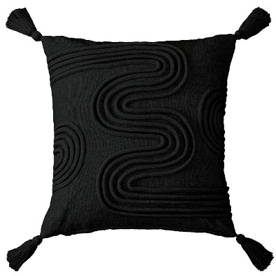 20"x20" Oversize Lyra Square Throw Pillow - Crescent & Starlight