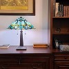 Amora Lighting Tiffany Style Floral Mission Table Lamp 23" High - 2 of 3