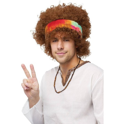 Fun World Hippie Adult Wig, Standard