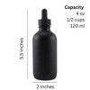 Cornucopia Brands 4oz Glass Dropper Bottles, 6pk; Eye Droopers for Aromatherapy, Cosmetics, and Cooking - 3 of 4