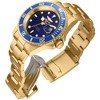 Invicta 37159 Men's Pro Diver Blue Dial Yellow Gold Steel Watch - 2 of 3