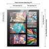 PosterPalooza | White Finish Collage Frame - Black Mat, 20 Frame Sizes to Choose From, UV Acrylic - 2 of 4
