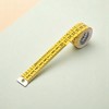 Unique Bargains Measuring Tape 1.5M Push-Button Plastic Case Tape Measure +/-5% Accuracy Fiberglass 1.57"x1.57"x0.39" 1 Pcs - 2 of 3