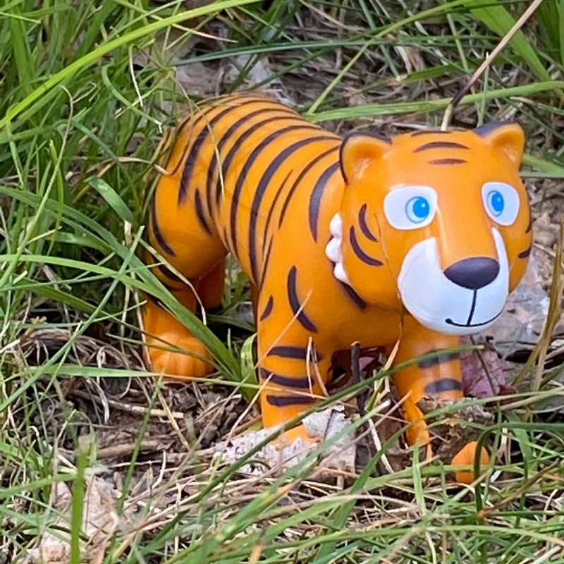HABA Little Friends Tiger - 4" Chunky Plastic Zoo Animal Toy Figure, 3 of 6