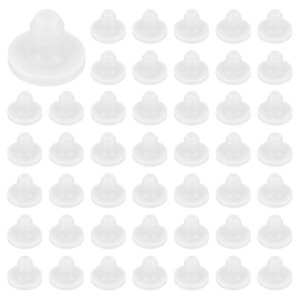 Unique Bargains Silicone Rubber Corrosion-Resistant Nap-in Locking Hole Plugs White - 1 of 4