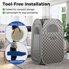 Tangkula Portable Home Sauna Full Body Steam Sauna Tent w/ 3L Steam Generator Gray - 2 of 4