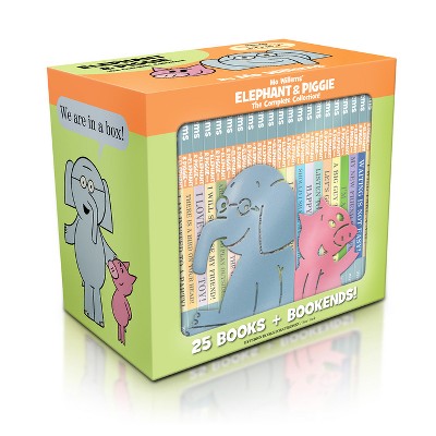 Elephant u0026 Piggie: The Complete Collection (includes 2 Bookends) - (elephant  And Piggie Book) By Mo Willems (mixed Media Product) : Target