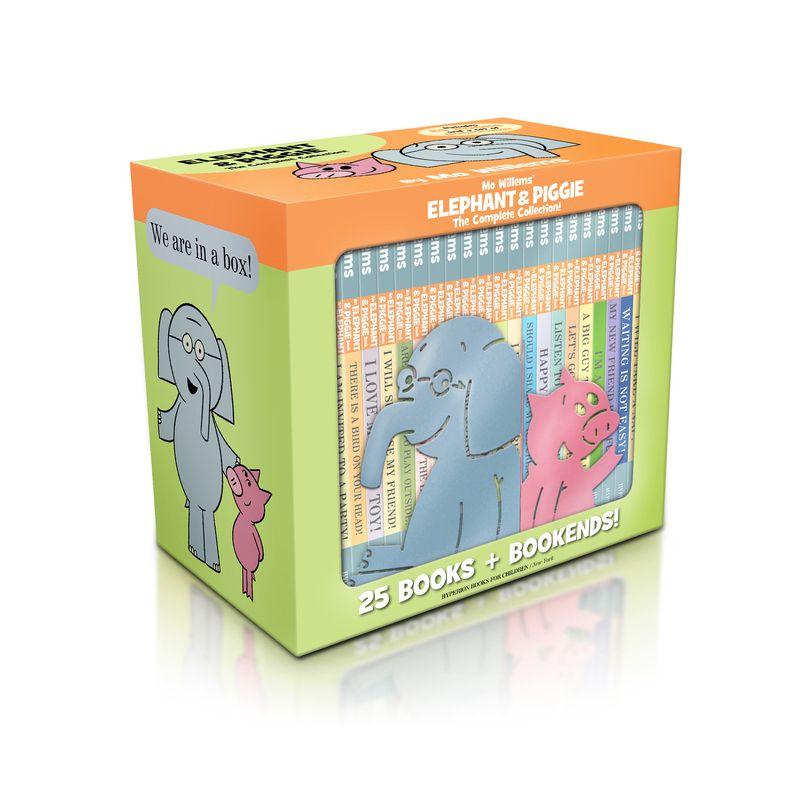 Elephant & Piggie: The Complete Collection (Includes 2 Bookends) - (Elephant and Piggie Book) by  Mo Willems (Mixed Media Product), 1 of 2