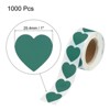 Unique Bargains Self-Adhesive Heart Decorations Sticker for Envelope Wedding 1000 Pcs - 2 of 4