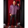Lars Amadeus Men's Long Sleeves Glitter Party Disco Shiny Metallic Shirts - 2 of 4