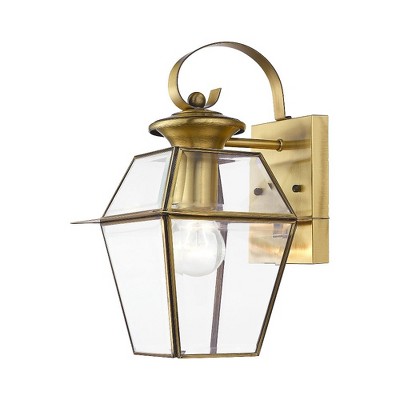 Livex Lighting Westover 1 - Light Wall Light in  Antique Brass
