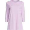 Lands' End Women's 3/4 Sleeve Cotton Supima Tunic - 3 of 3
