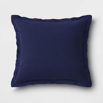 Woven Outdoor Deep Seat Pillow Back Cushion DuraSeason Fabric™ Navy - Threshold™