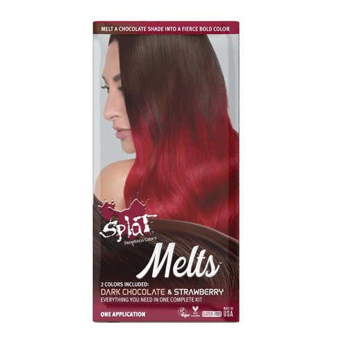 Splat Chocolate Melts Hair Color Strawberry 6oz Target